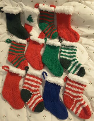 Mini stocking gift card holders