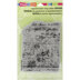 Stampendous Cling Stamp - Vintage Letter