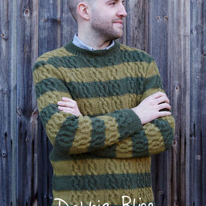 "Toby Sweater" - Sweater Knitting Pattern For Men in Debbie Bliss Aymara - DB217