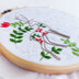 Tamar Two Christmas Deer Printed Embroidery Kit - 6in