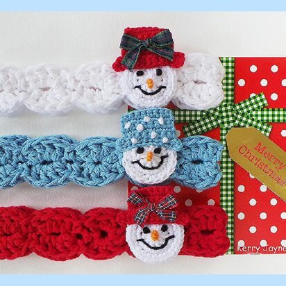 Snowman headband Pattern UK