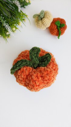 Crochet pumpkin pattern, easy crochet fall decor