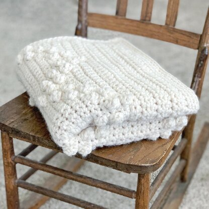 The Chevron Bobble Blanket 062