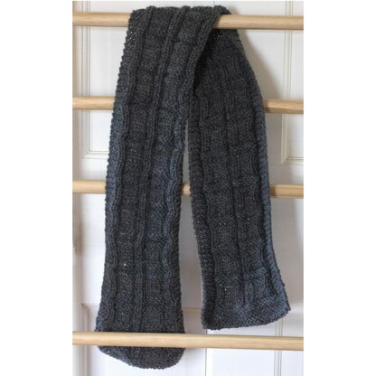 Knit Squares Scarf