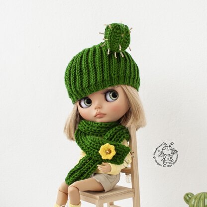 Cactus beret for Blythe