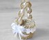 Jute twine crochet baskets. Small wedding baskets. Table decor. Candy baskets. Easter egg baskets