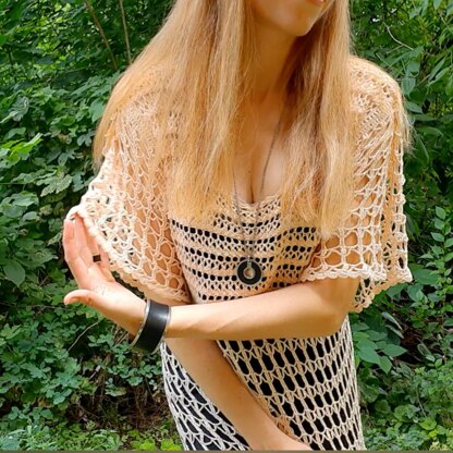 Ravelry: Summer lacy bohemian dress. pattern by ThePoshCrochet