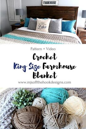 Farmhouse King Size Blanket