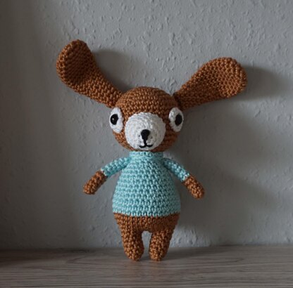 Häkelanleitung für den Amigurumi Hasen August