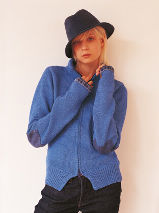 Louise Cardigan in Rowan Original Denim