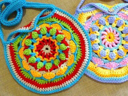 Crochet Mandala Shoulder Bag