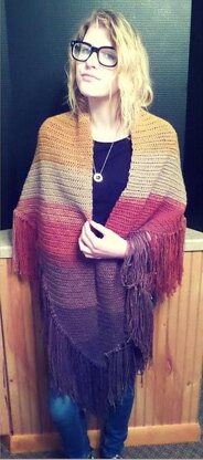 Rustic Fringe Shawl