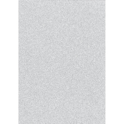 Craft Consortium Always & Forever A4 Glitter Cardstock 10/Pk - Silver