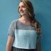 Around The Pool Crop Top - Free Knitting Pattern for Women in Paintbox Yarns Cotton DK and Metallic DK - Free Downloadable PDF