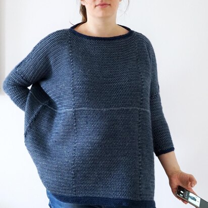 Tunisian Crochet Sweater "Maximum"