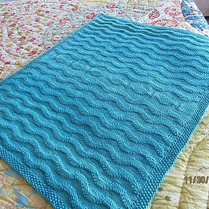 Caribbean Dreams Baby Blanket - knitting pattern
