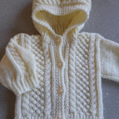 Baby Cable Cardigan & Hoodie
