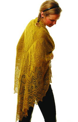 Cypress Shawl in BC Garn Jaipur Fino - K3065BC J - Downloadable PDF