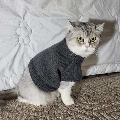 Basic pet sweater shirt - knitting pattern