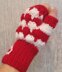 Sweet Heart #1 Fingerless Mittens