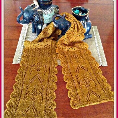 Thailand Memories Knit Lace Scarf