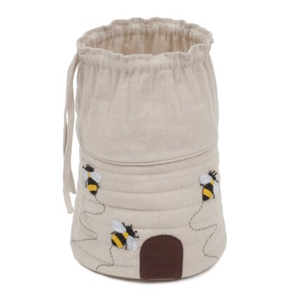 Hobbygift Bumble Bee Hive Drawstring Bag