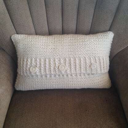 Cable Bow 12"x20" pillow cover