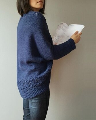 Madeline - lace border shrug cardigan