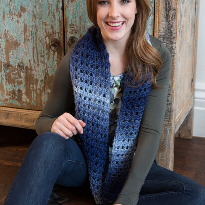 Jeans Worthy Cowl in Red Heart Boutique Infinity - LW4666 - Downloadable PDF