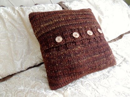 Twists and Cables Cushion Cover