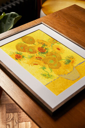 DMC The National Gallery - Van Gogh - Sunflowers - 25cm x 32cm