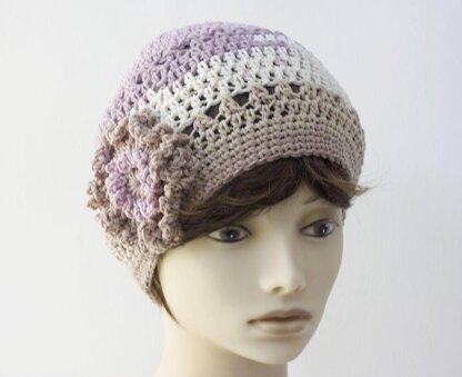 Ruffled Flower Hat