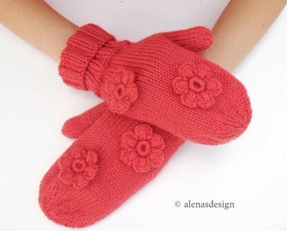 Flower Mittens