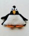 Knitted Penguin soft toy
