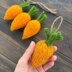 Mini Knitted Carrot Pattern, Beginner Friendly Toy, Easter Decor (PDF Pattern)