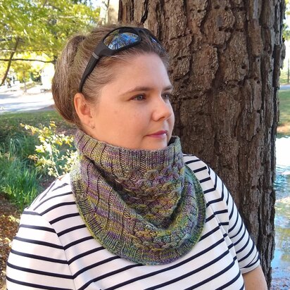 Smocking bandana cowl