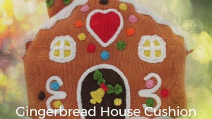 Christmas Gingerbread House Cushion