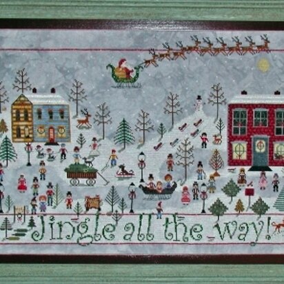 Praiseworthy Stitches Jingle All The Way - PW120 -  Leaflet