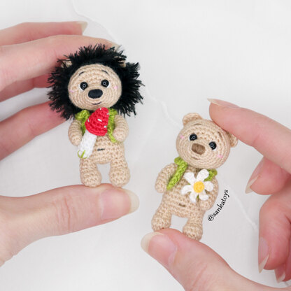 Mini hedgehog & bear