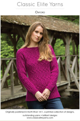 Oxford Pullover in Classic Elite Yarns Color by Kristin - PDF