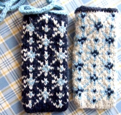 Midnight Snowfall Cell Phone/Eyeglass Cover