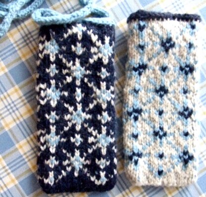 Midnight Snowfall Cell Phone/Eyeglass Cover