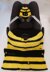 Buzzee Bee Baby Car Seat Blanket & Hat