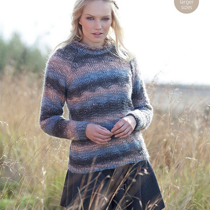 Roll Neck and Cowl Neck Sweaters in Sirdar Sylvan- 7484 - Downloadable PDF