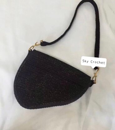 Crochet Dior Saddle Bag