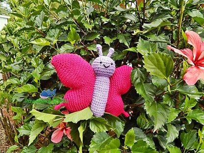 Amigurumi Butterfly Pattern No.61