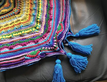 Crochet Stash Buster Lap Throw