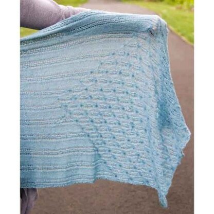 721 Shenandoah Valley Shawl - Knitting Pattern for Women in Valley Yarns 2/14 Alpaca Silk