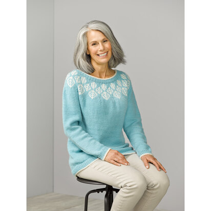 920 - Amaranth - Jumper Knitting Pattern for Women in Valley Yarns Northfield by Valley Yarns