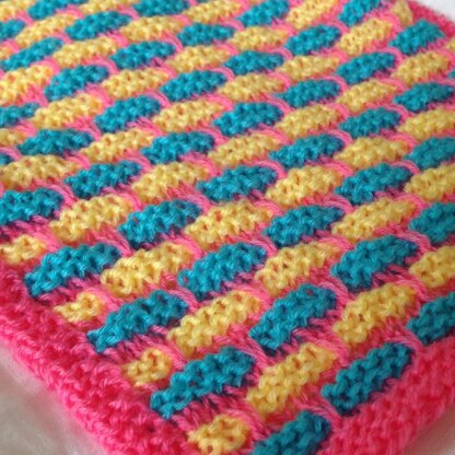 Puffy Bricks Blanket